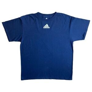 3/$15 Adiades Boys Navy Blue Short Sleeve Shirt Size L